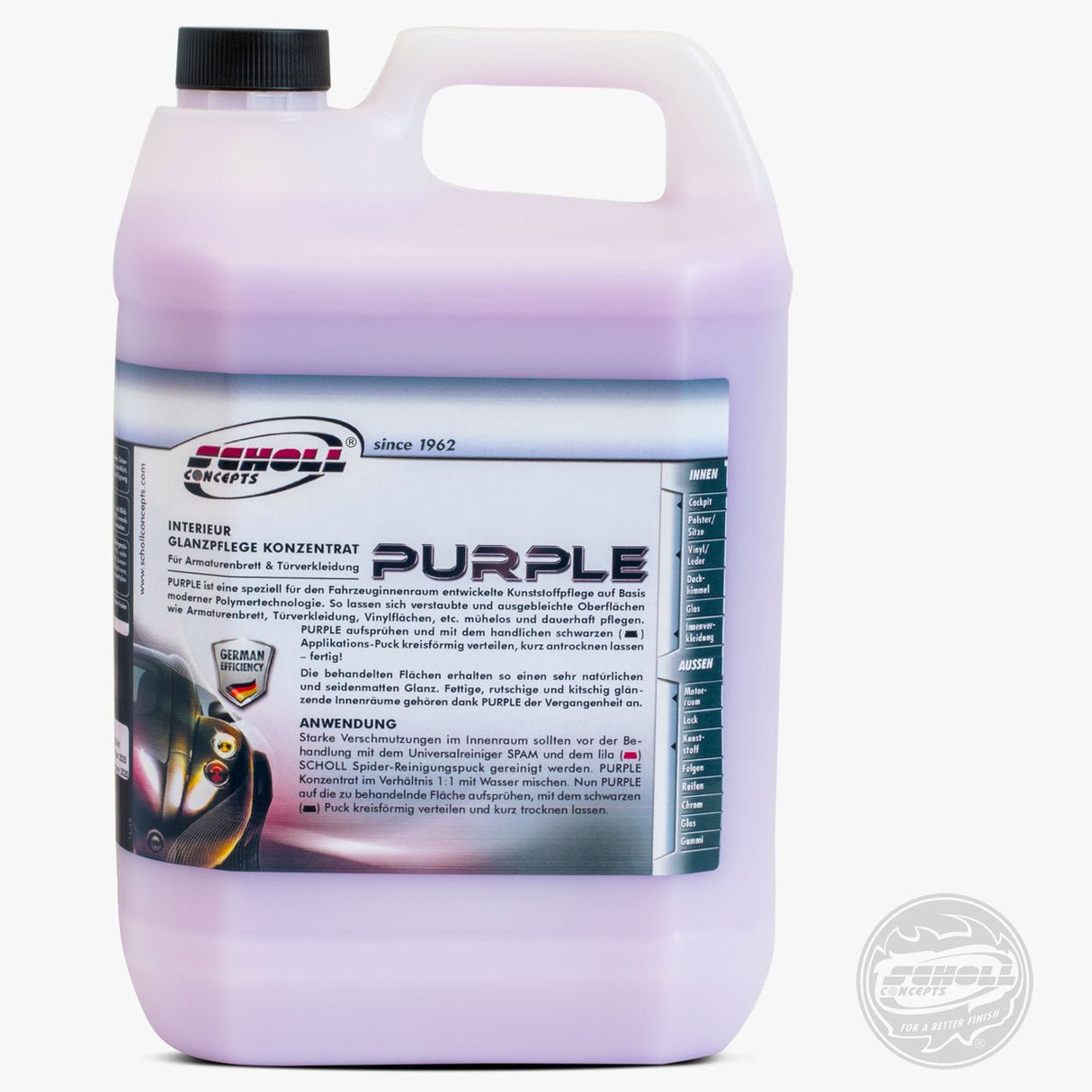 Scholl Liquid PURPLE 9000 Vinylpflege 5Ltr. - Autopflege kaufenLeder & VinylScholl Concepts12233